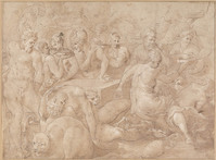 K 069
<br/>
Godenmaal
<br/>
<em>Primaticcio, Francesco (1504-1570) - kopie naar</em>